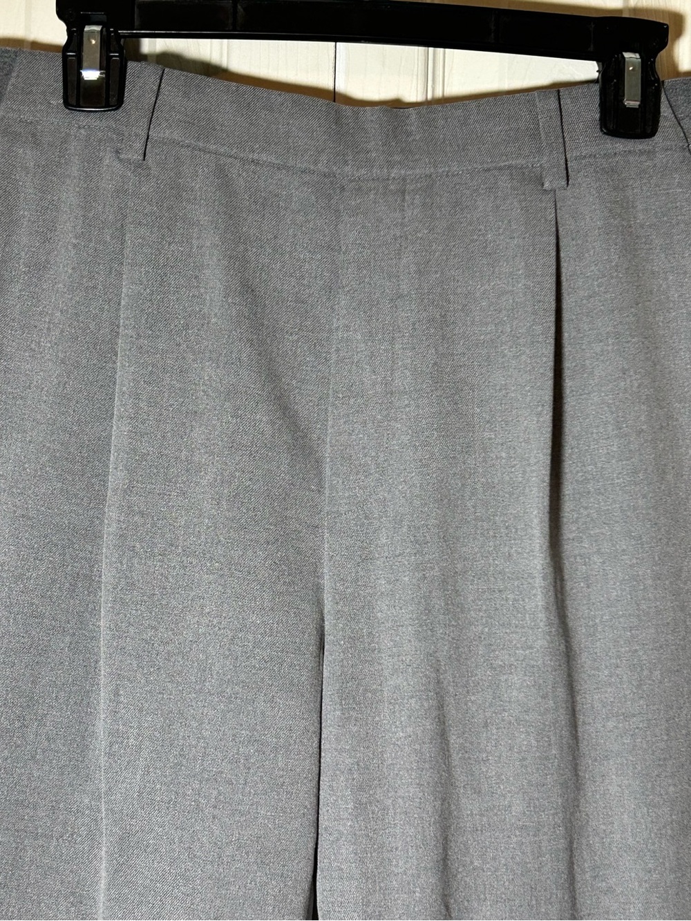 Uniqlo Pants Womens XL Gray Pleated Wide Leg Minimalist Luxe
